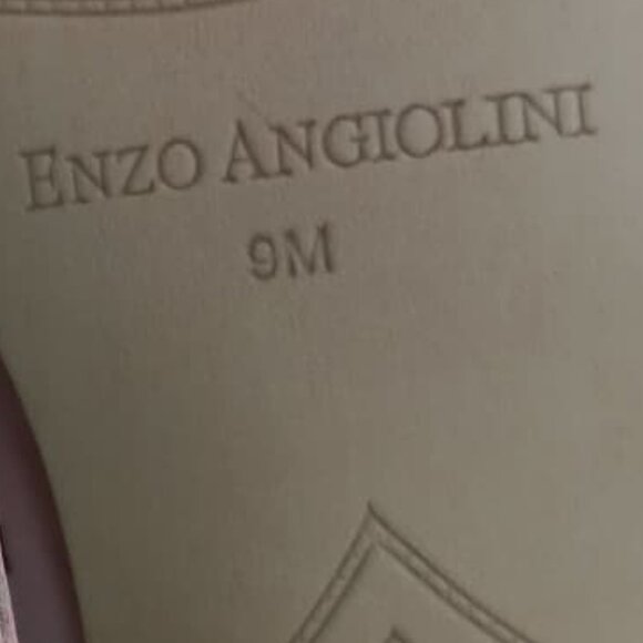 Enzo ANGIOLIN Megastar Pink Leather Cut Out Open Toe Heel Pump Size 9M - Picture 5 of 6